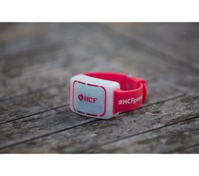 Heart monitoring wristband from HCF Heart of the Swans data visualisation by digital marketing agency S1T2.