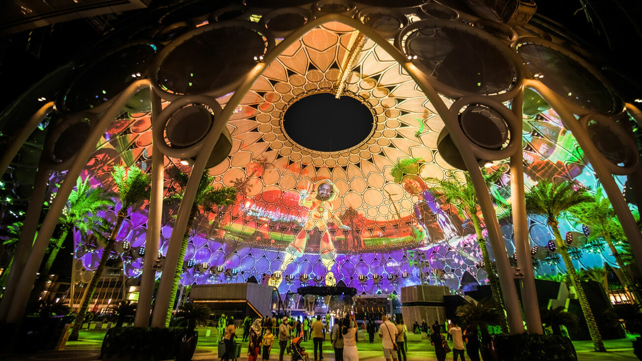 World's Largest Interactive Projection at Dubai World Expo