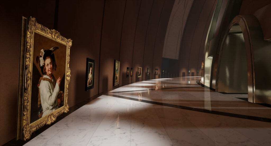 Dutch and Flemish paintings in the Kremer Museum rendered in virtual reality through LiDAR scanning and 3D modelling.