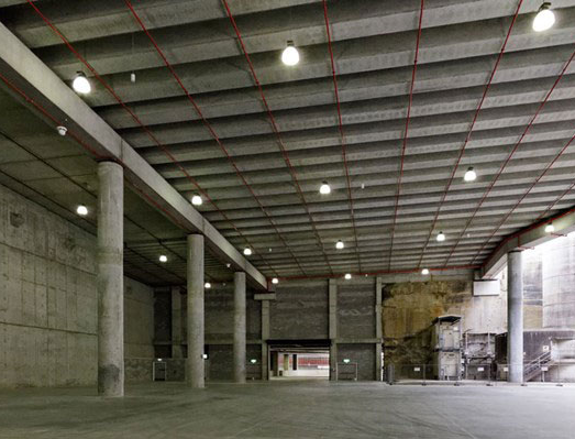 Empty underground space in Sydney’s Barangaroo Cutaway.