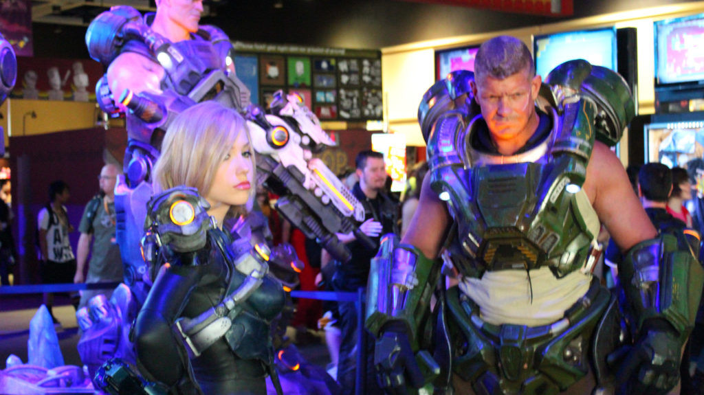 Cosplayers participating at PAX.