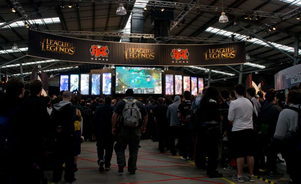 League of Legends stand at PAX.