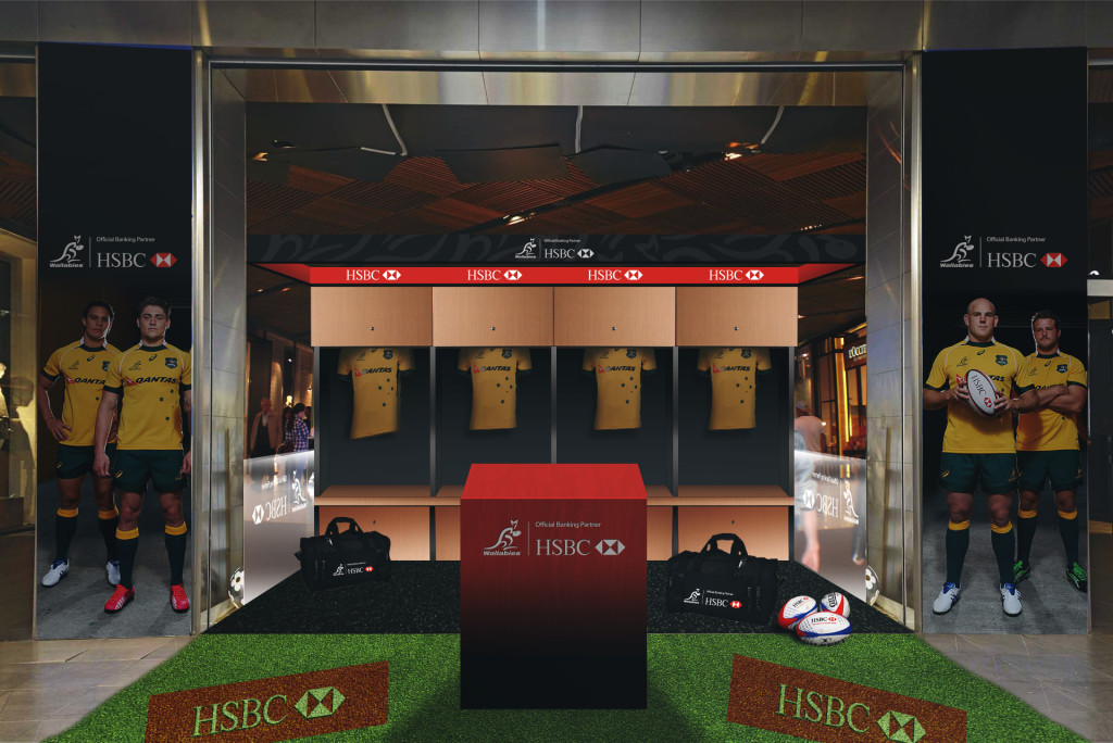 Wallabies HSBC Activation.