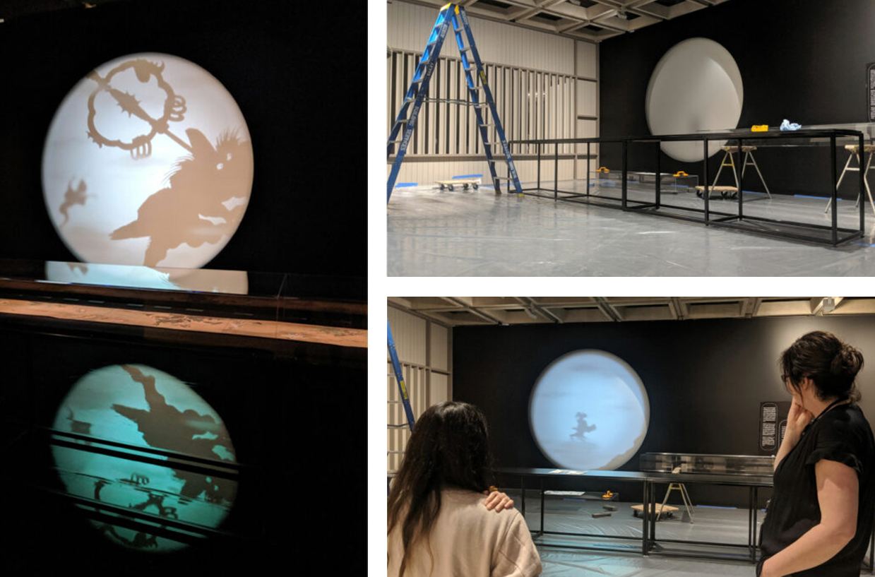 The making of S1T2’s circular double-sided projection with Art Gallery of NSW for Japan Supernatural.