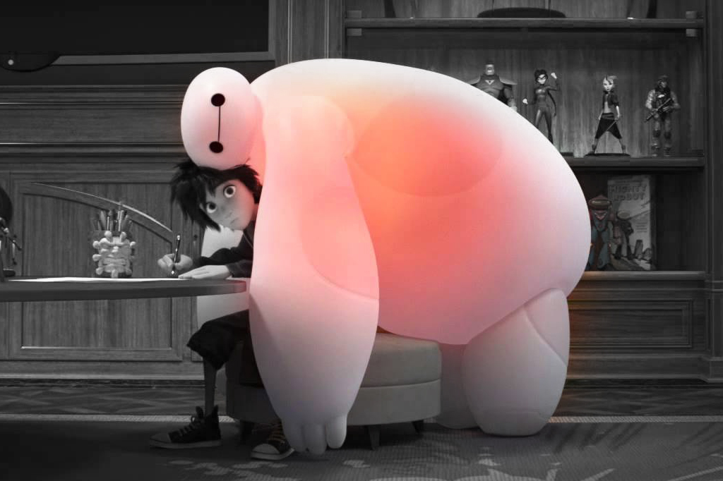 Big Hero 6 giant with his creator animation.