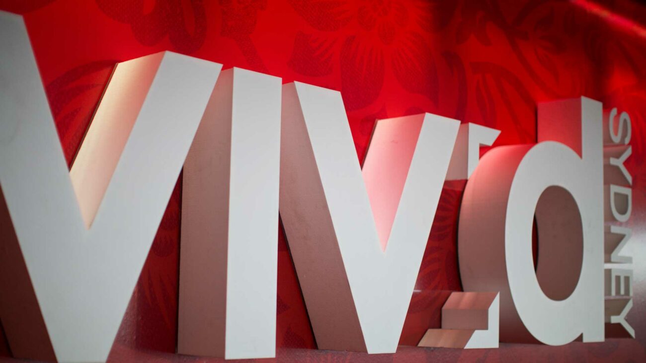 Vivid Ideas event logo.