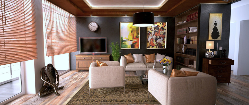 Living Room with creative interior design elements.