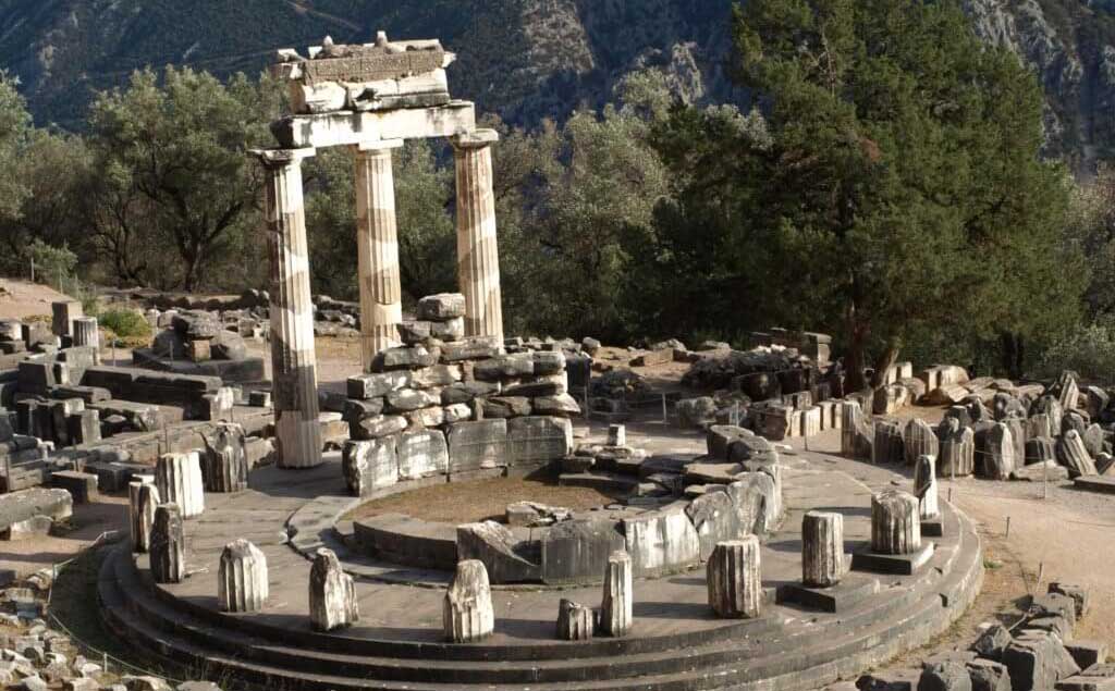 Tholos Temple at Delphi.